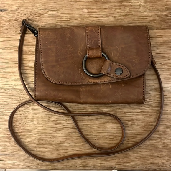 Handbags - Frye Brown Leather Crossbody Bag
